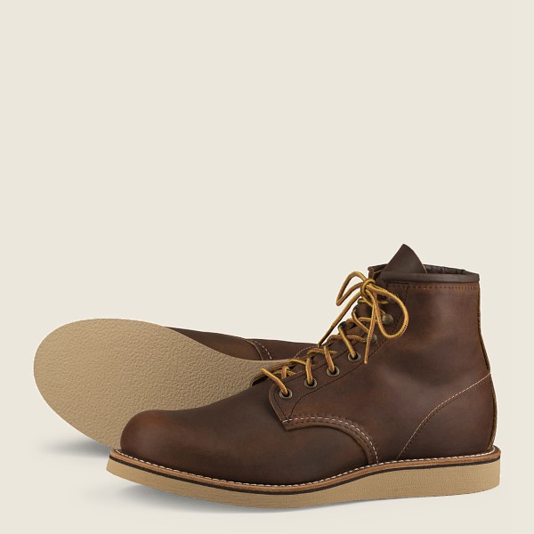 Heritage Støvler Herre - Red Wing Rover - 6-Inchr Rough & Tough Læder - Mørkebrune - KRVHFO-075